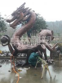 中國(guó)龍銅雕